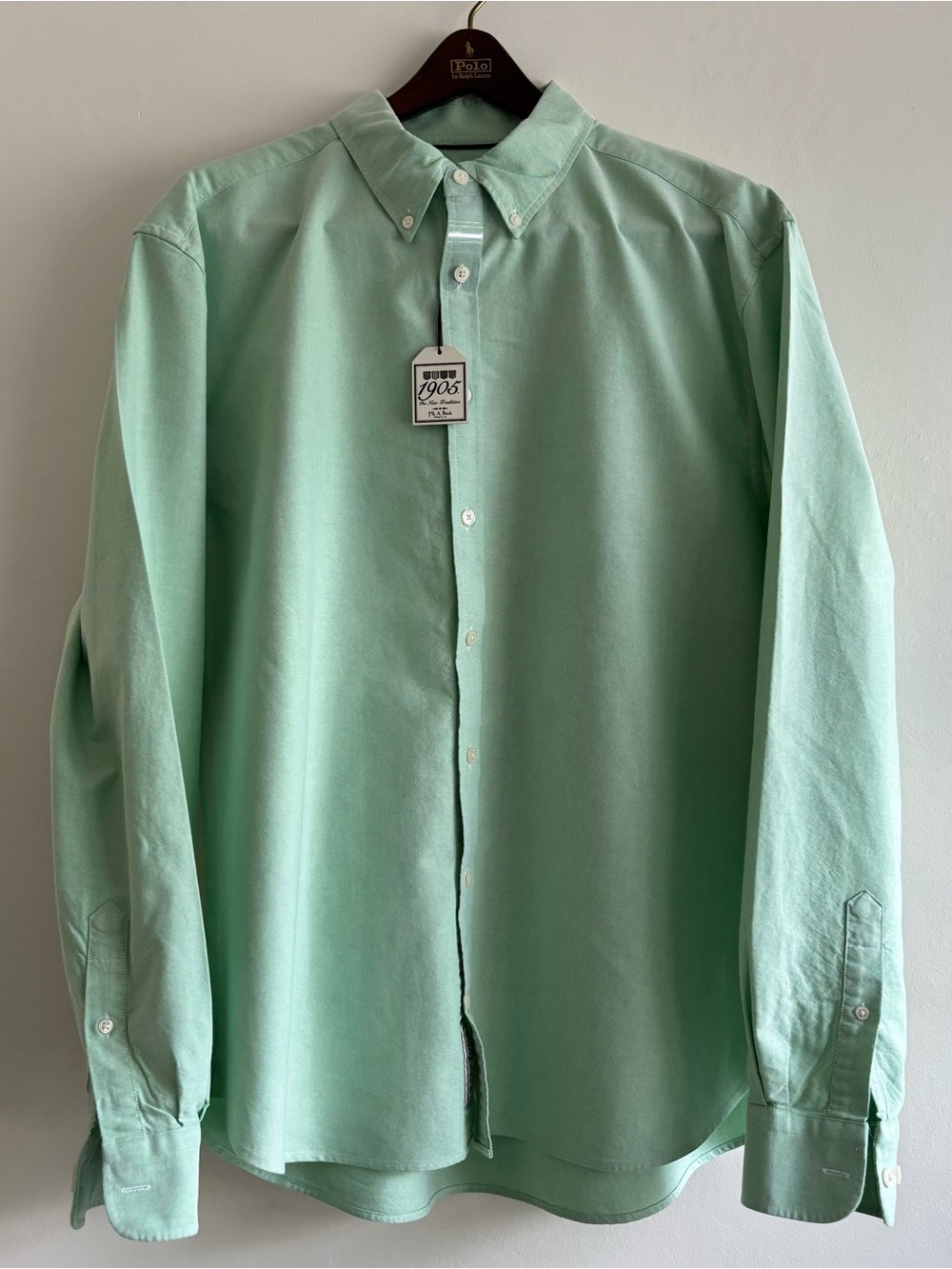 Jos. A. Bank 1905 Tailored Fit Shirt – Light Green XL NWT